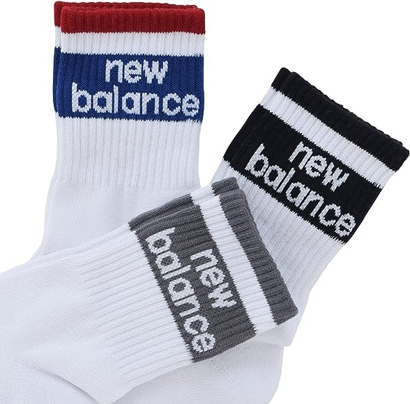 NEW BALANCE LIFESTYLE MEN S SOCK LINE REGULAR LENGTH 3 PAIRS