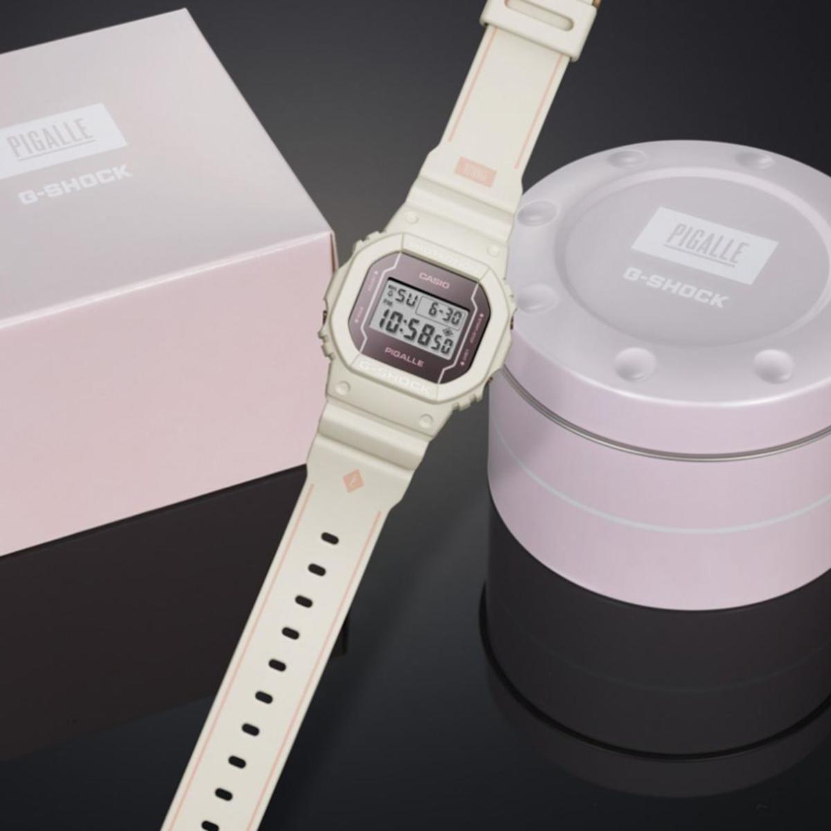 CASIO G SHOCK X PIGALLE COLLABORATION LIMIED EDITION WHITE DW5600PGW 7 Poopoo online store